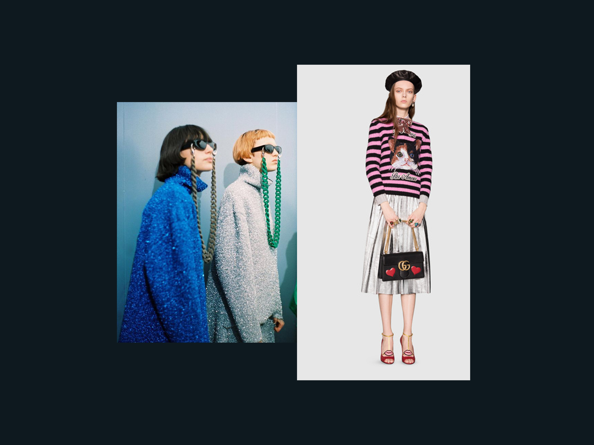 Crédit : Balenciaga - Automne/hiver 16/17 - Gucci Croisière 2017