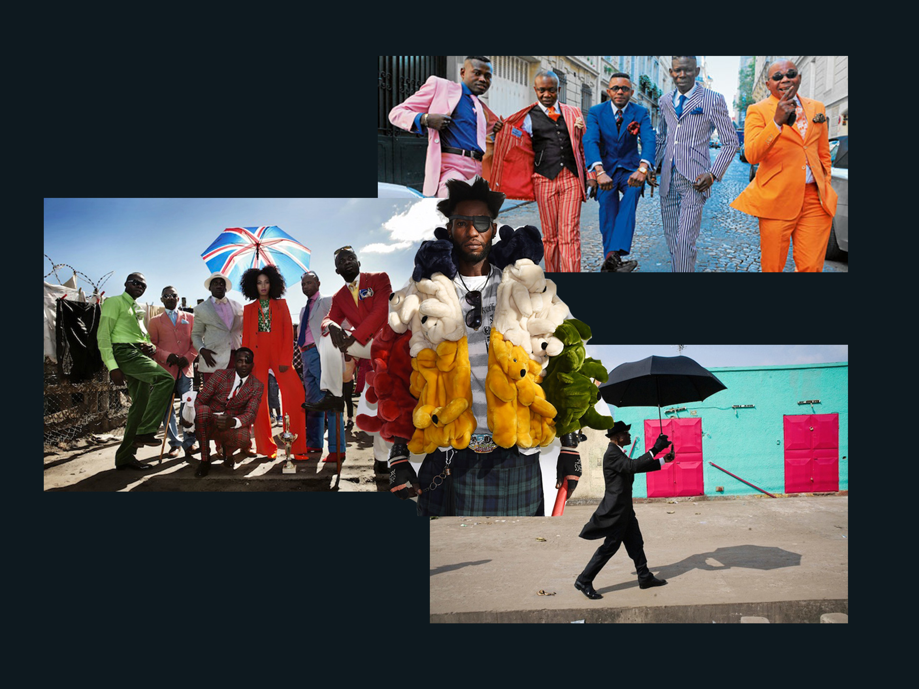 Crédit : Solange- « Losing You » LA SAPE AU PALAIS DE TOYKO 2015 © LOIC VENANCE / AFP