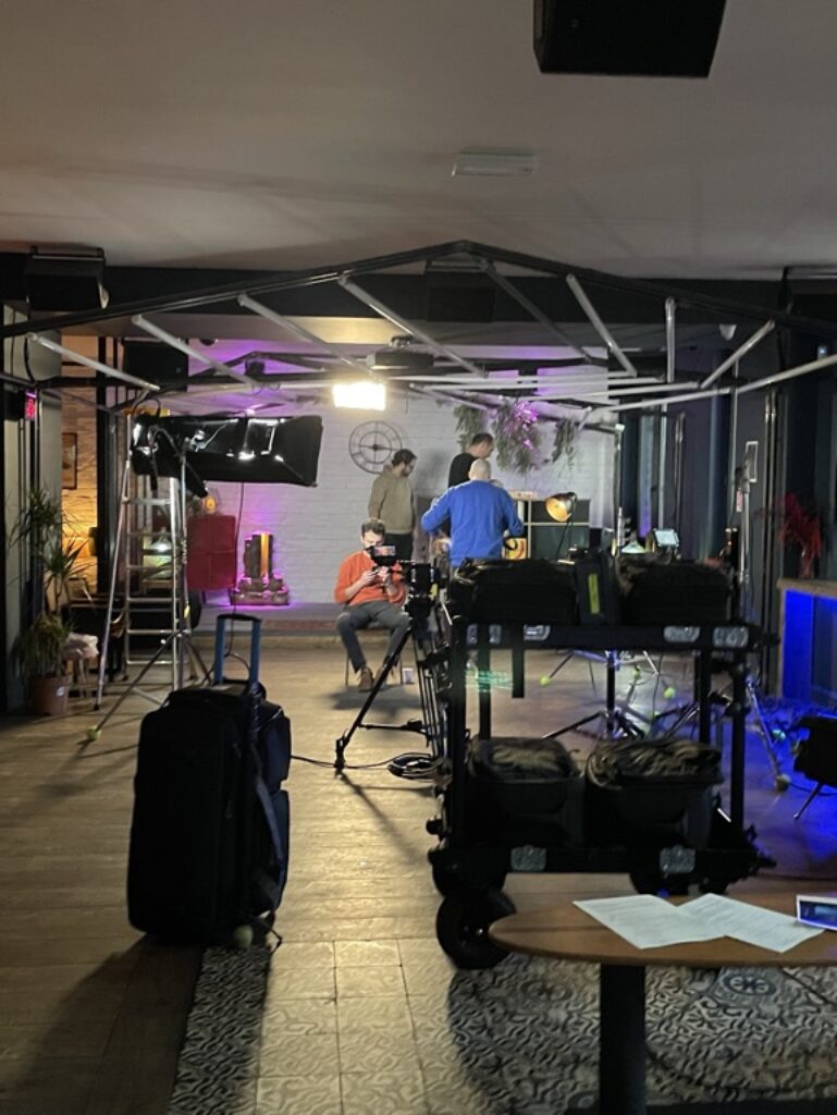 Tournage à la Maison Sage