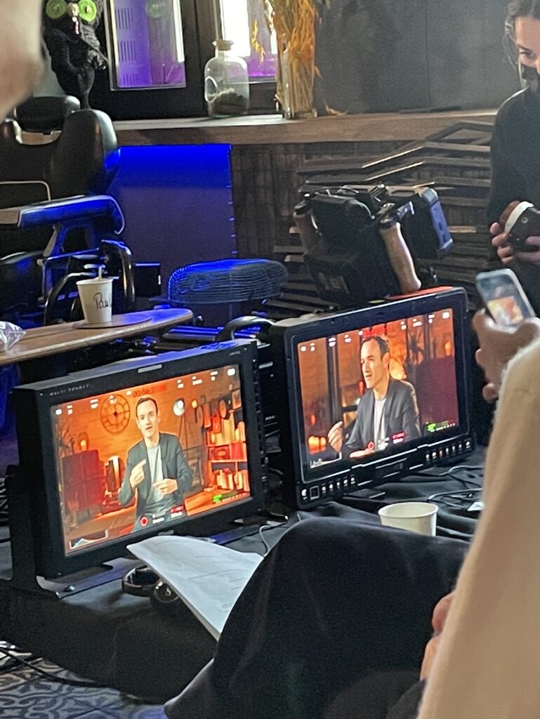 Tournage à la Maison Sage
