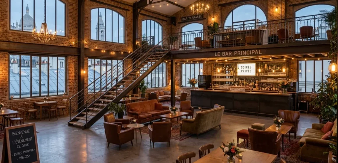 Loft événementiel immersif à privatiser à Paris