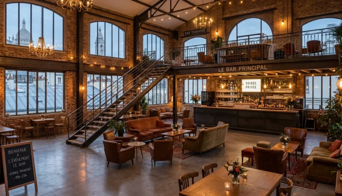 Loft événementiel immersif à privatiser à Paris