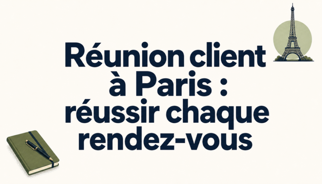 Loft design parisien aménagé pour une réunion client professionnelle