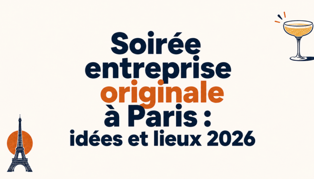 Loft design immersif parisien aménagé pour une soirée d'entreprise