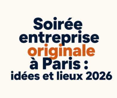 Loft design immersif parisien aménagé pour une soirée d'entreprise
