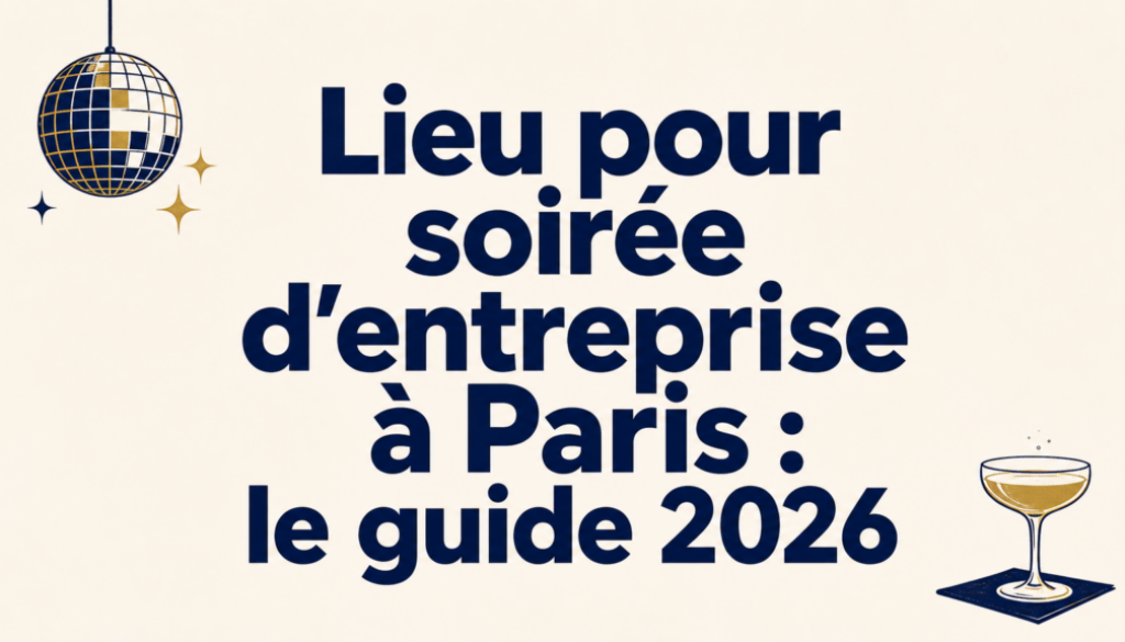 Soirée d'entreprise élégante dans un loft design à Paris