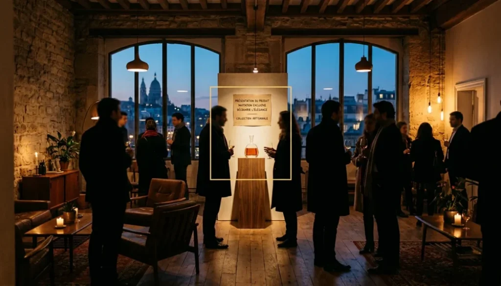 Lancement de produit dans un loft design à Paris