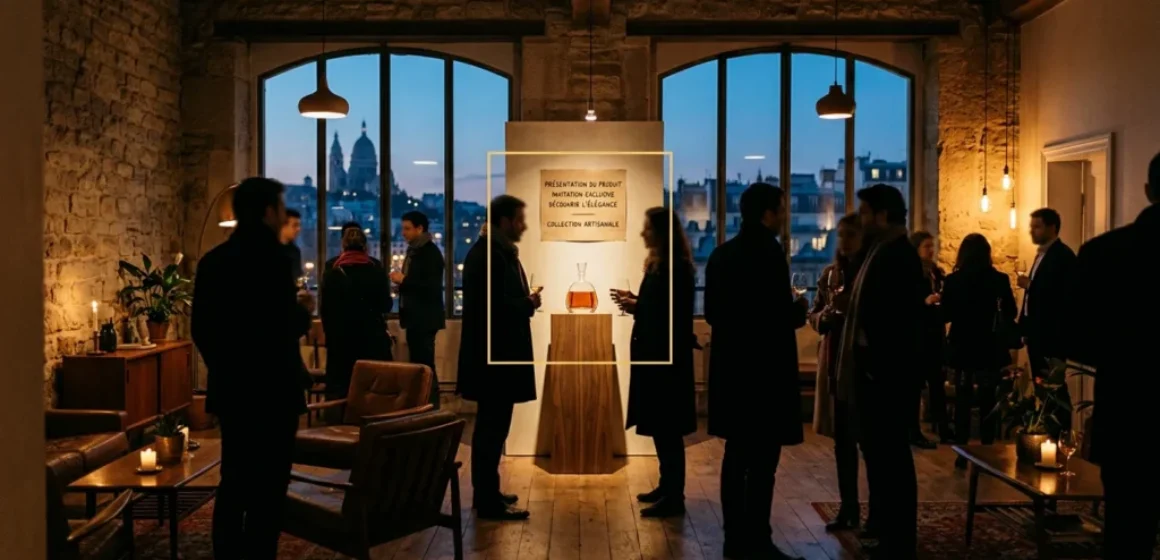 Lancement de produit dans un loft design à Paris