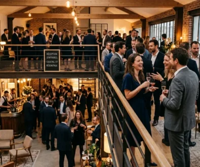 Événement d'entreprise élégant dans un loft design à Paris