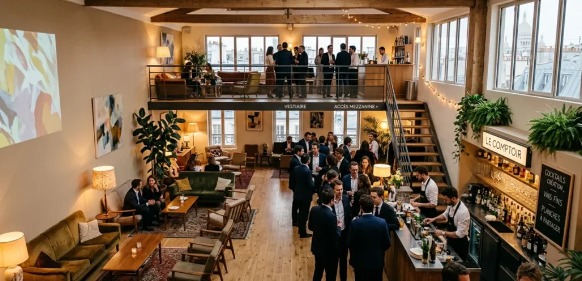 Loft événementiel design et immersif à Paris pour une soirée d'entreprise