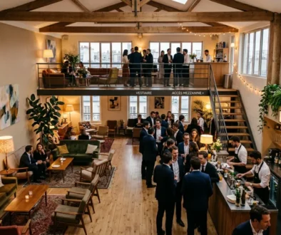 Loft événementiel design et immersif à Paris pour une soirée d'entreprise