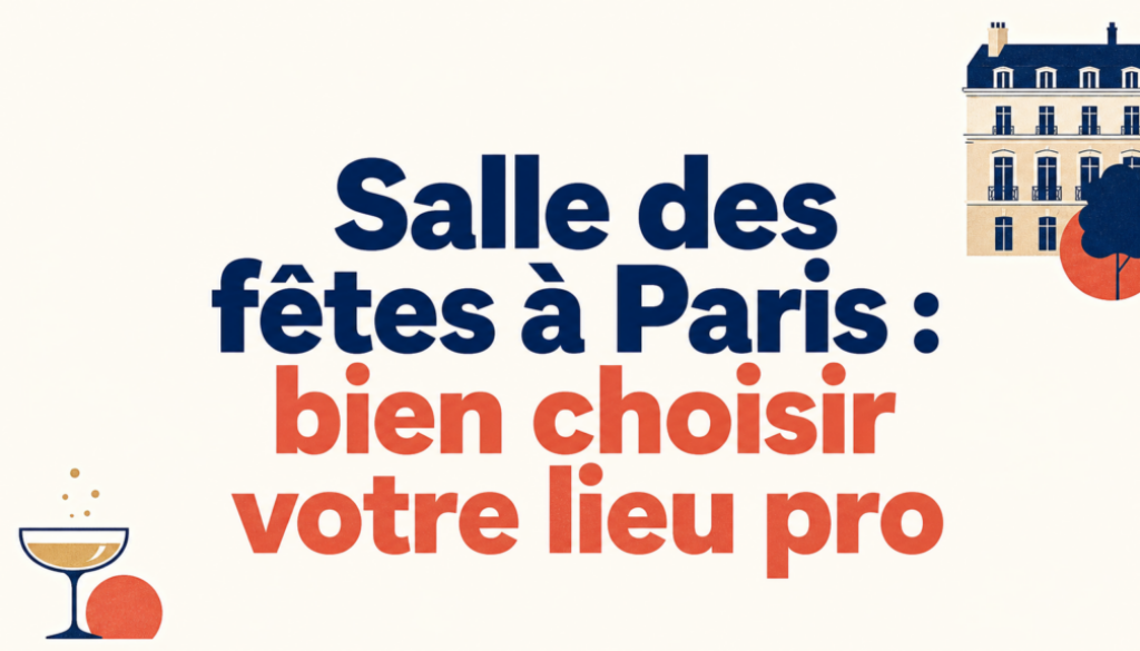 Salle des fêtes événementielle design sur deux niveaux à Paris pour un événement d'entreprise
