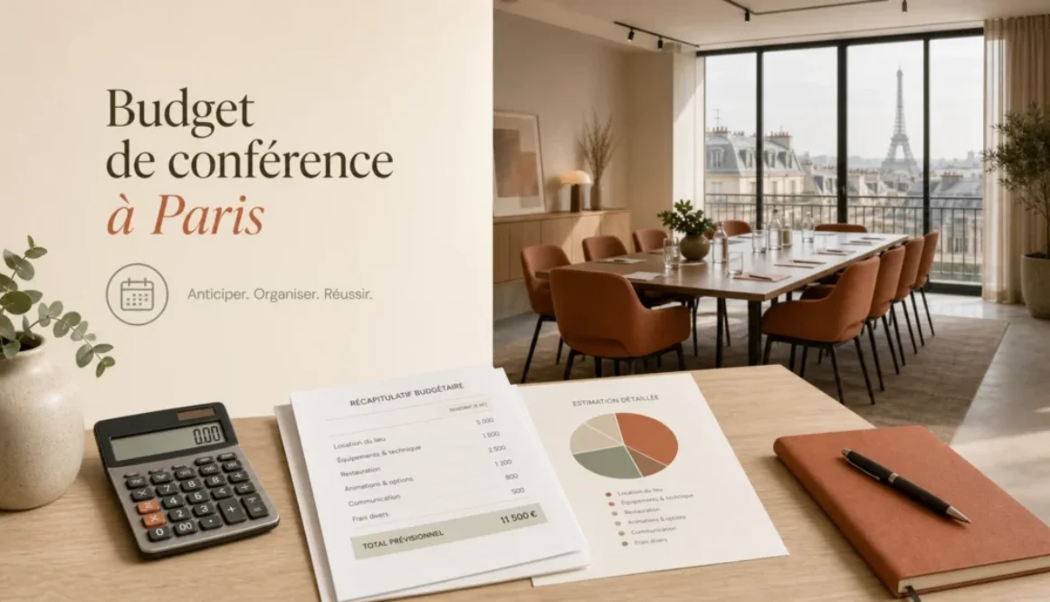 Budget prévisionnel d’une conférence d’entreprise à Paris