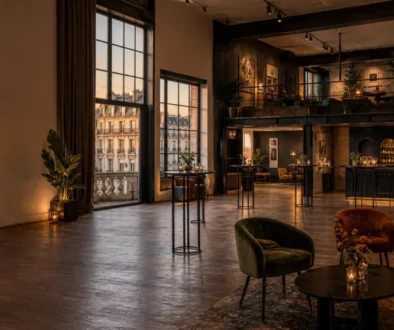 Loft événementiel élégant et modulable à Paris pour une fête professionnelle