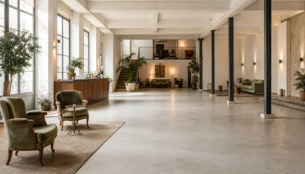 Loft parisien lumineux aménagé pour un événement professionnel
