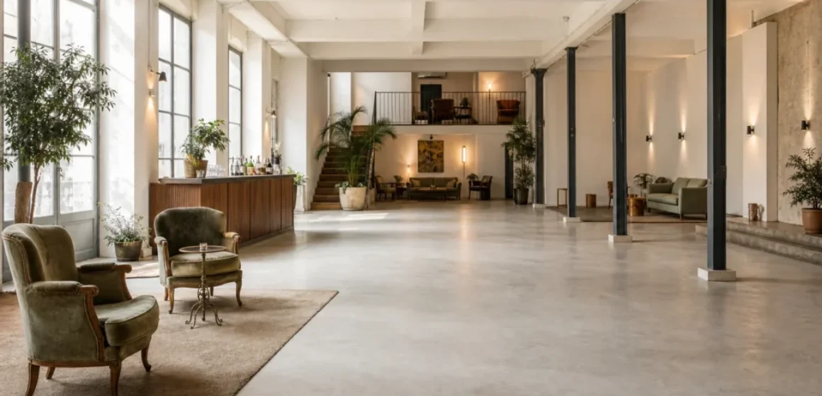 Loft parisien lumineux aménagé pour un événement professionnel