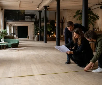 Loft événementiel parisien aménagé pour une réception professionnelle