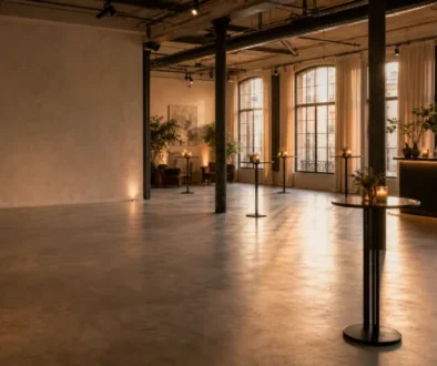 Loft parisien élégant prêt pour une soirée privée